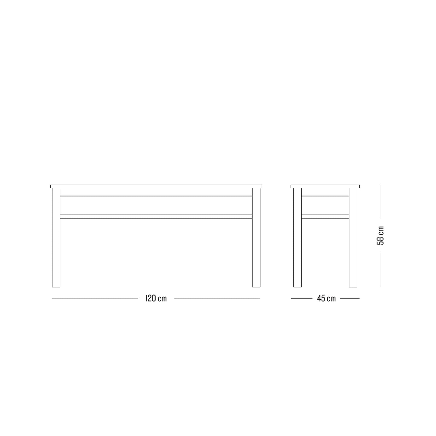 'Canchessori' Low Desk