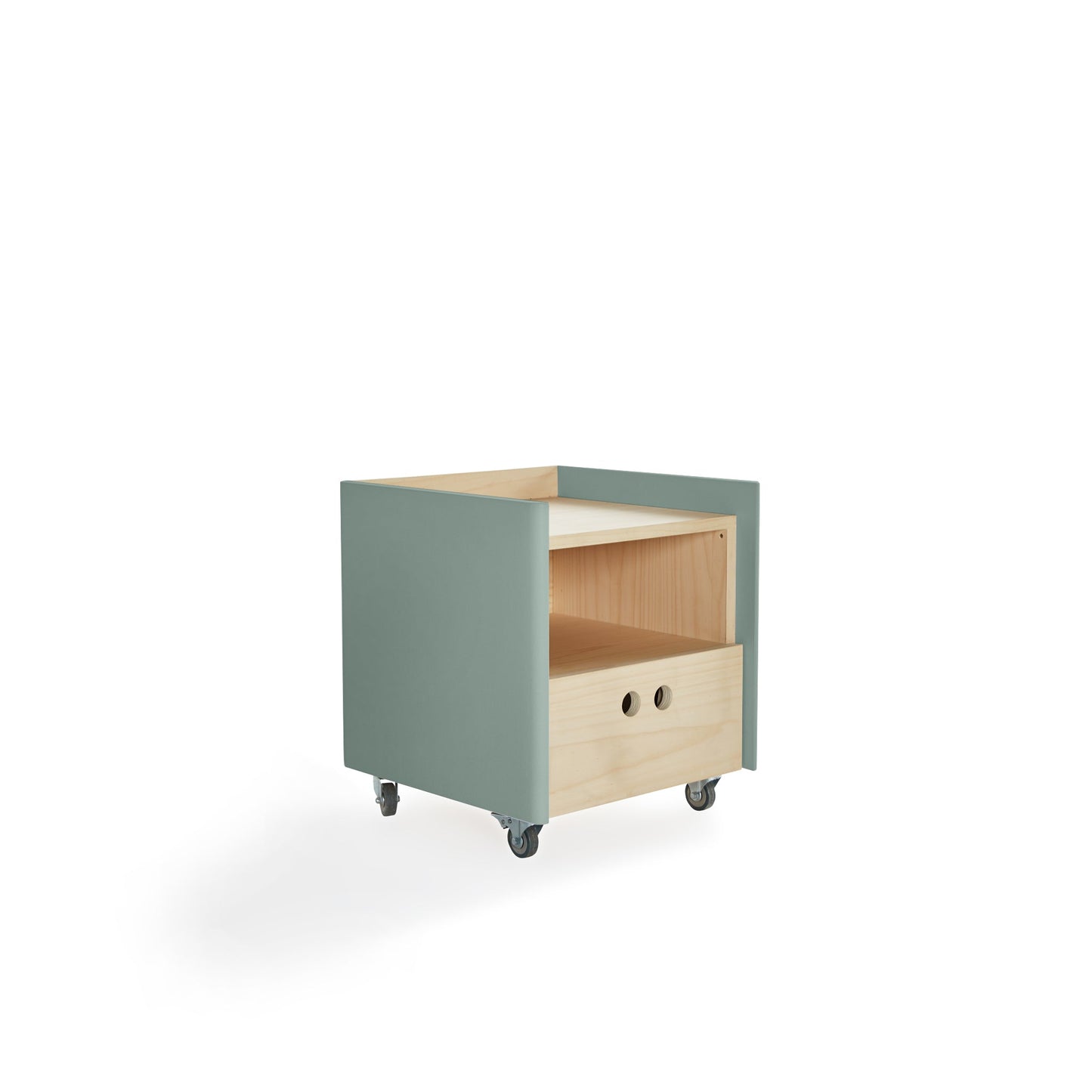 Mixed 'Cancheboom' chest of drawers - with wheels