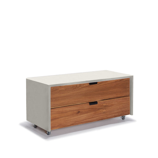 'Pappo' 105 drawer chest - with wheels