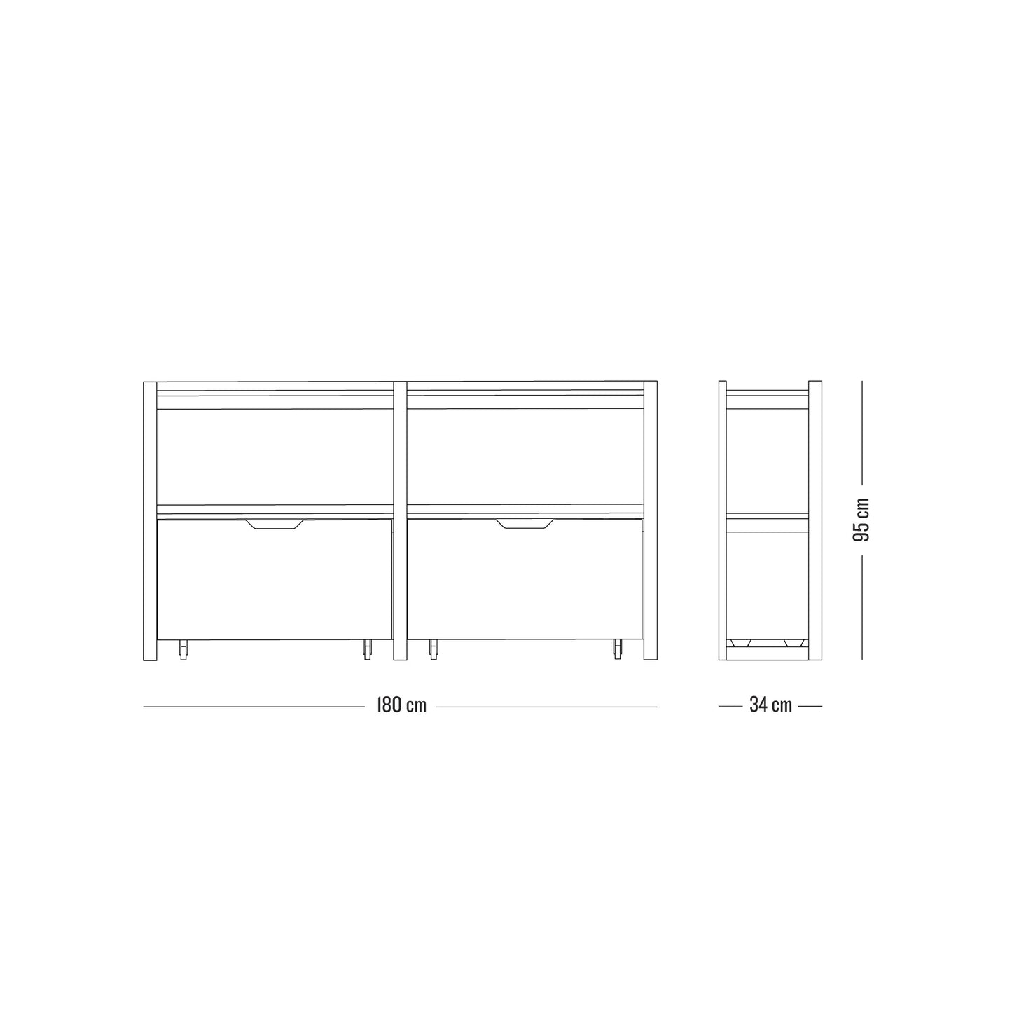 Lower 'Canchewow' Bookcase