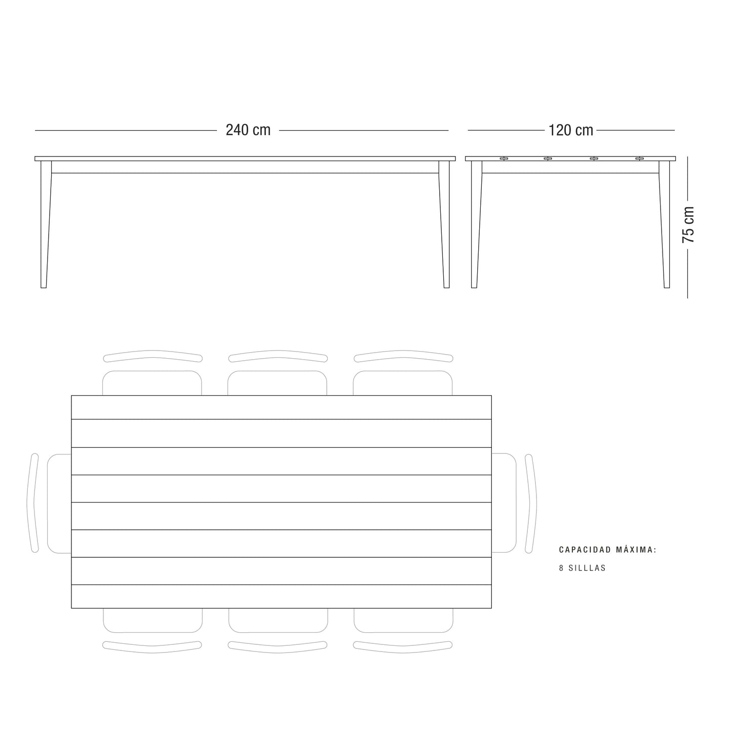 <tc>Table à planches 'Palito'</tc>