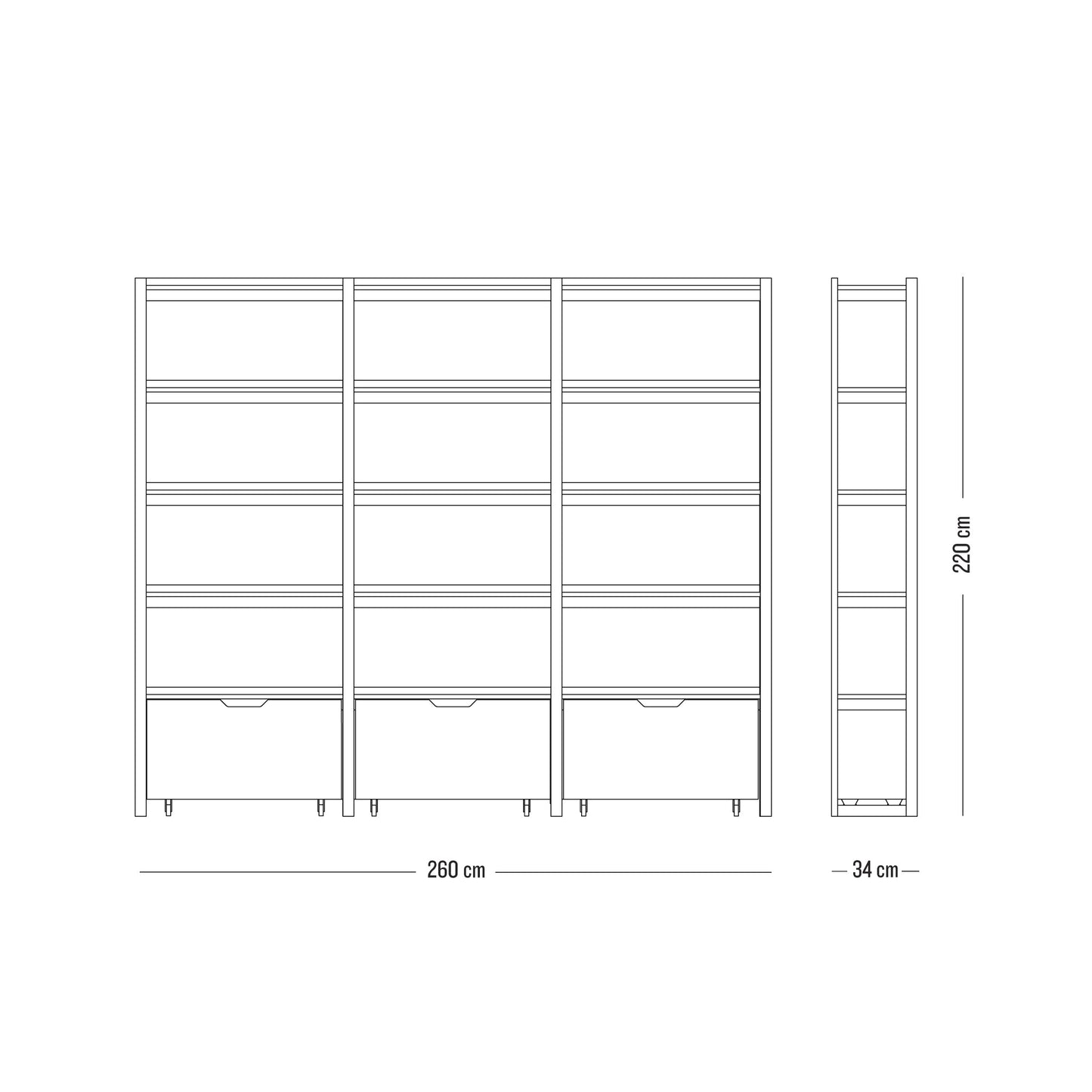 'Canchewow' Bookcase