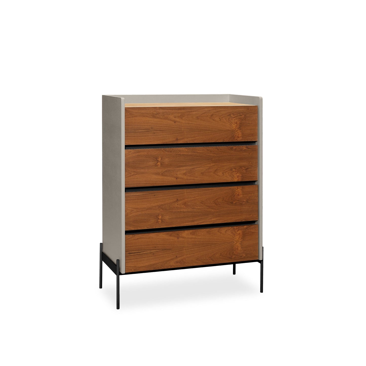 'Yerta' Tall Dresser - 4 drawers