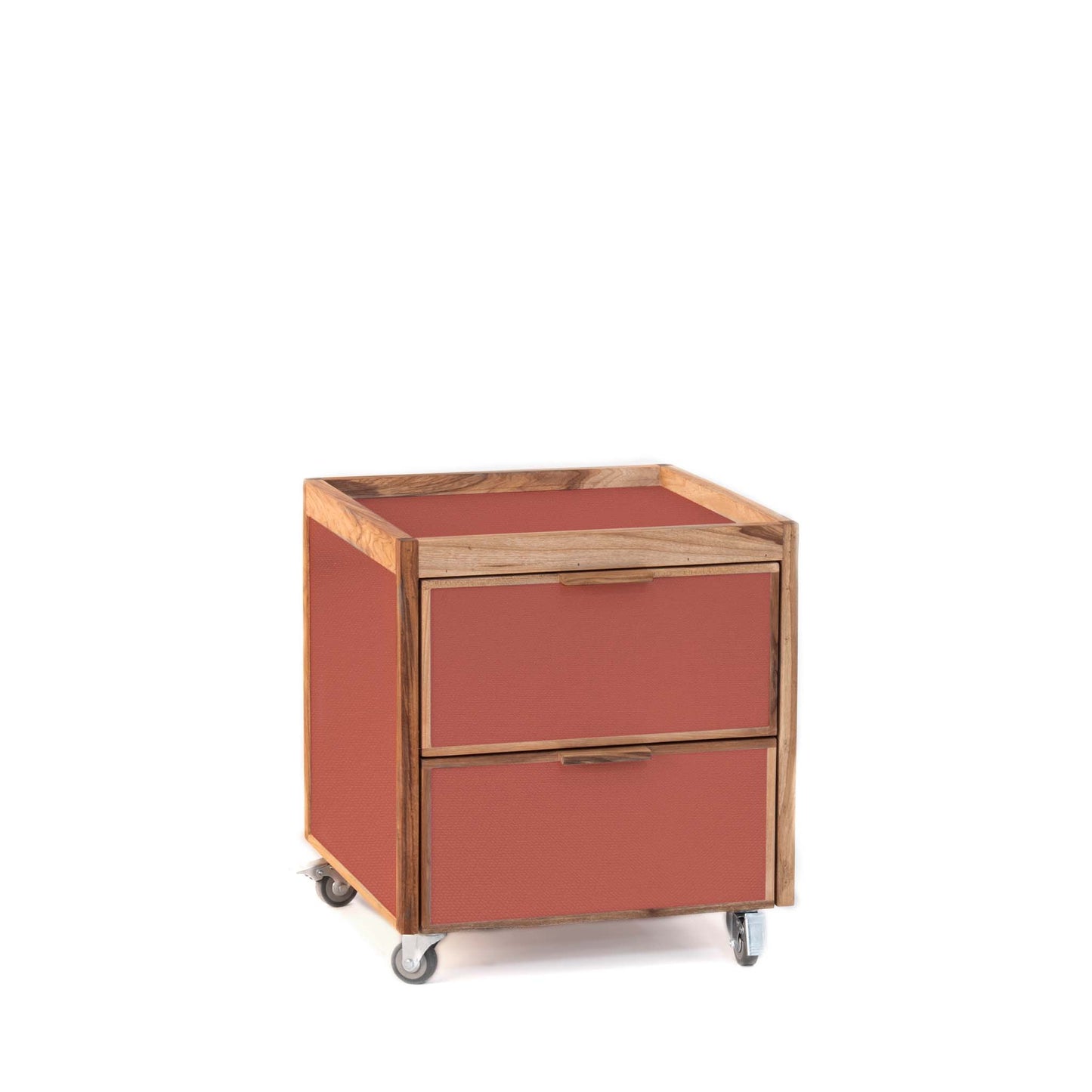 'Fiji' chest of drawers - 2 drawers with wheels