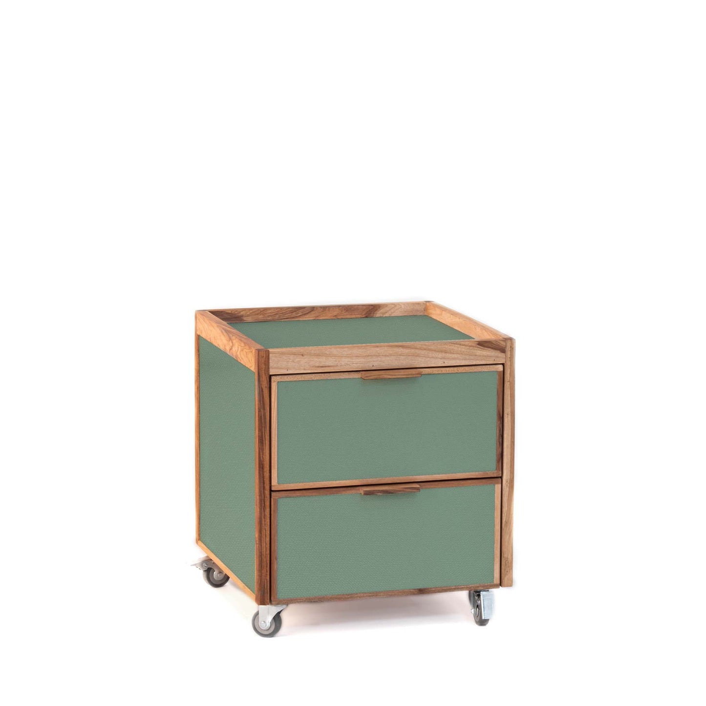 'Fiji' chest of drawers - 2 drawers with wheels